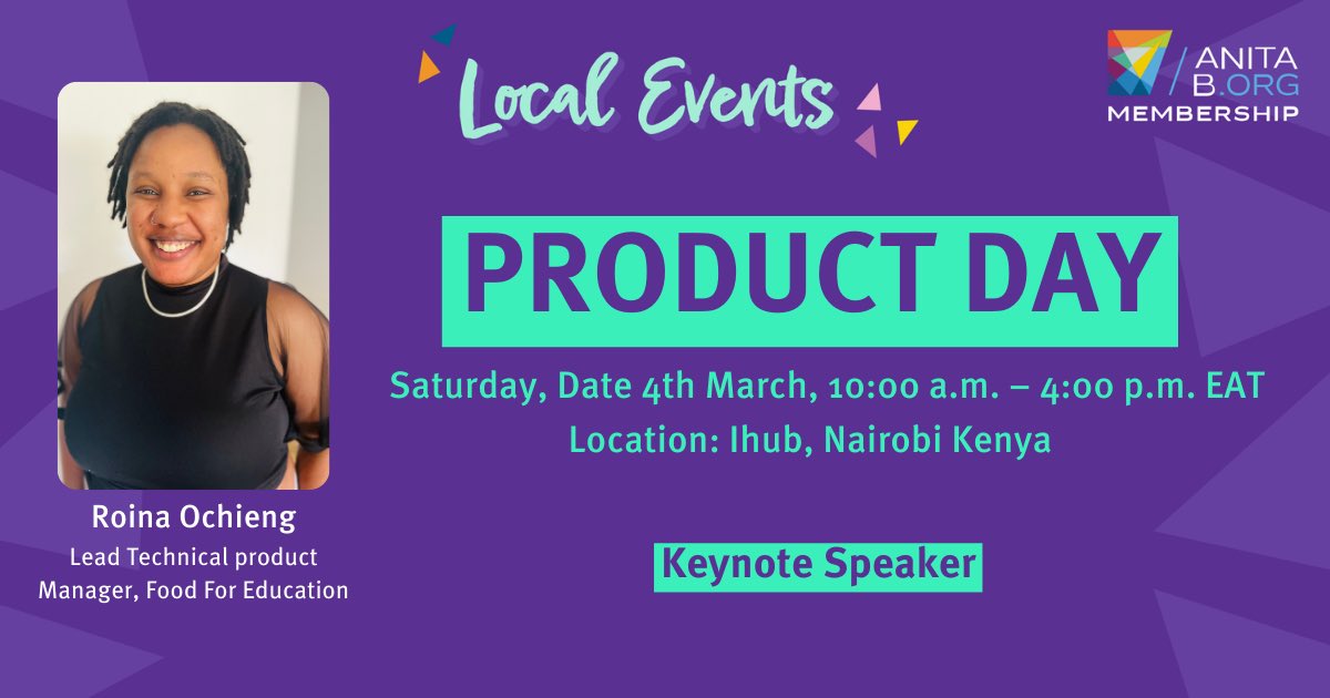 RoinaOchieng's tweet photo. Just really excited to have been selected as the Keynote Speaker for the #AnitaBKenya product day next month! So grateful to for the opportunity to have some impactful conversations! https://t.co/df5PQhar3Y https://t.co/NgA5U64mCg