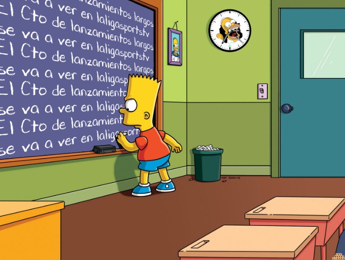 AreaHispanic's tweet photo. Sentaos y leed con atención el contenido de la foto.

Ahora, frotaos los ojos y volvedlo a leer.

No, no es broma. No es ninguna inocentada. Gavá y su campeonato de España de lanzamientos se retransmitirá por @LaLigaSportsTV 

¡Ya lo predijeron los Simpsons! https://t.co/9ROliKE4E4