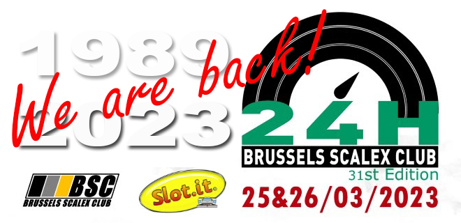 slotcar_today's tweet photo. News: 24H Brussels Are Back / Vuelven #SlotCar racing
Read More: https://t.co/1fserjs5fy
#slot #slotcars #slot132 #scalemodel #scale132 #scaleracing #bsc #slotit https://t.co/0aCOOXnoXH