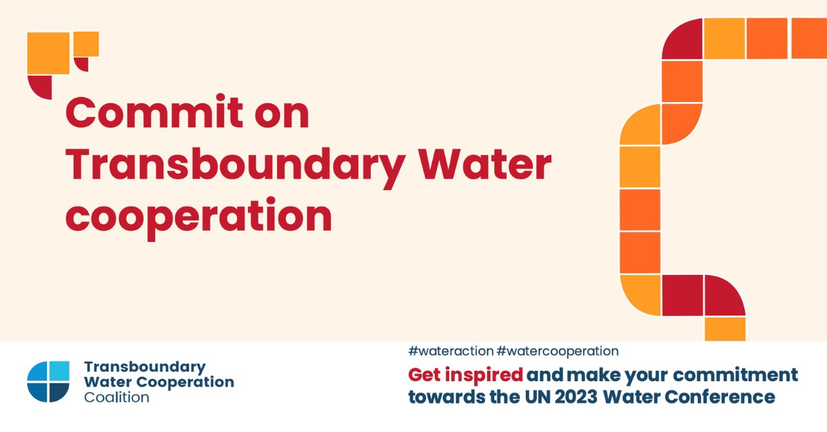 Learn how to make a commitment on Transboundary Water Cooperation for the #UN2023WaterConference

Webinar organised by the Transboundary Water Cooperation Coalition. GWP is a partner.

🗓️ 27 February 14:00-15:30 CET ➡️ bit.ly/3SqF4lq

#WaterCooperation #WaterActionAgenda