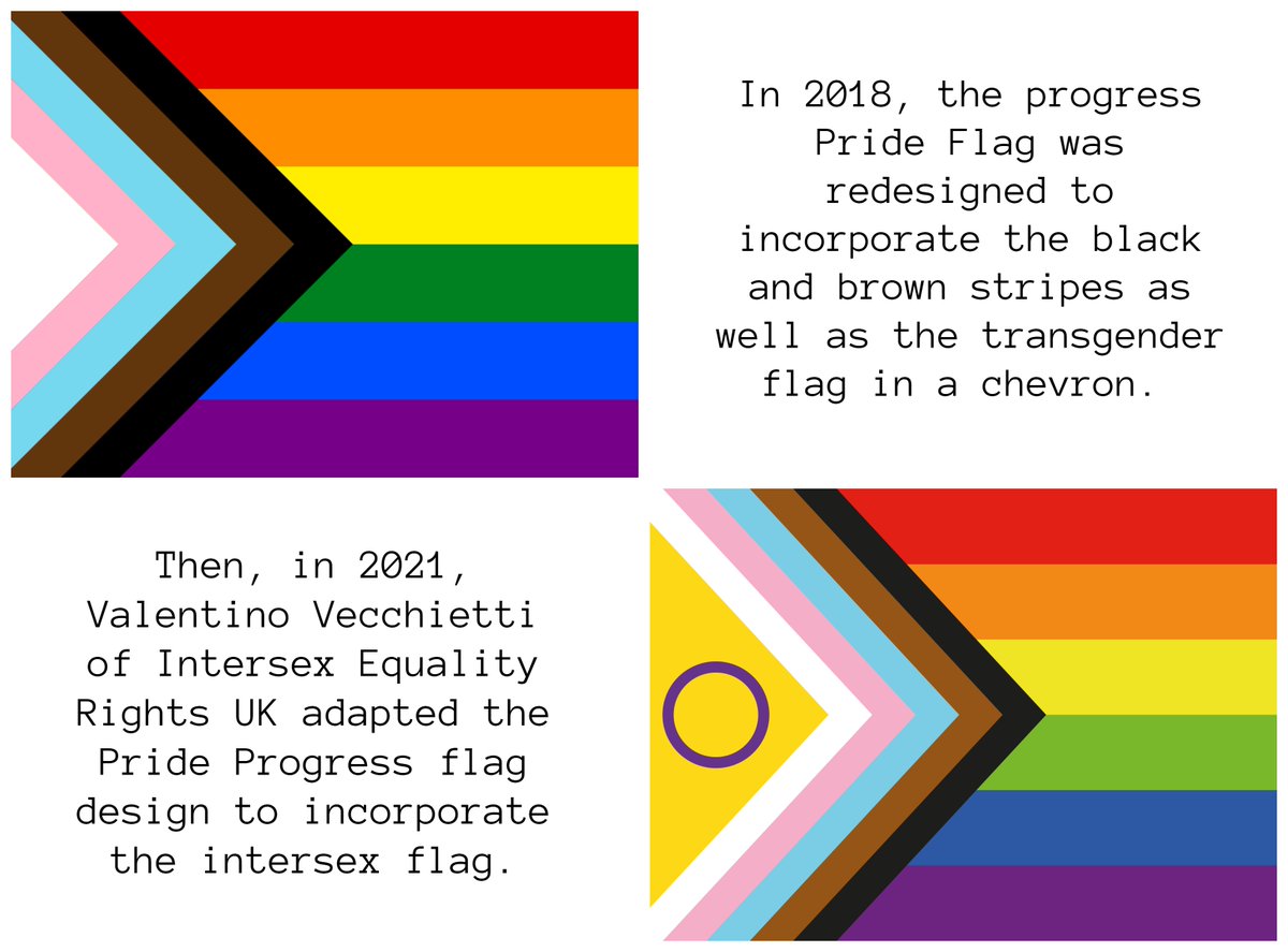 walsallforall's tweet photo. #LGBTQPlusHM The history of the #LGBTQ+ #PrideFlag has seen many different iterations of the years #GilbertBaker #PhiladelphiaPrideFlag #PrideProgressFlag #Transgender #Intersex #LGBTQIA https://t.co/gvgsZb0waE