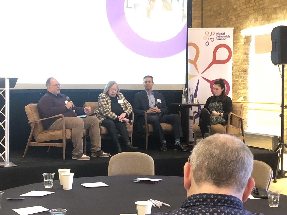 RBGConnect's tweet photo. We attended the launch of Digital Greenwich Connect (catchy name!) today at @woolwich_works. We hope to welcome @DGCities to our event next Wednesday to tell us about the plans for better digital connectivity in @Royal_Greenwich #GreenwichConnect https://t.co/G7sfDiH9kK