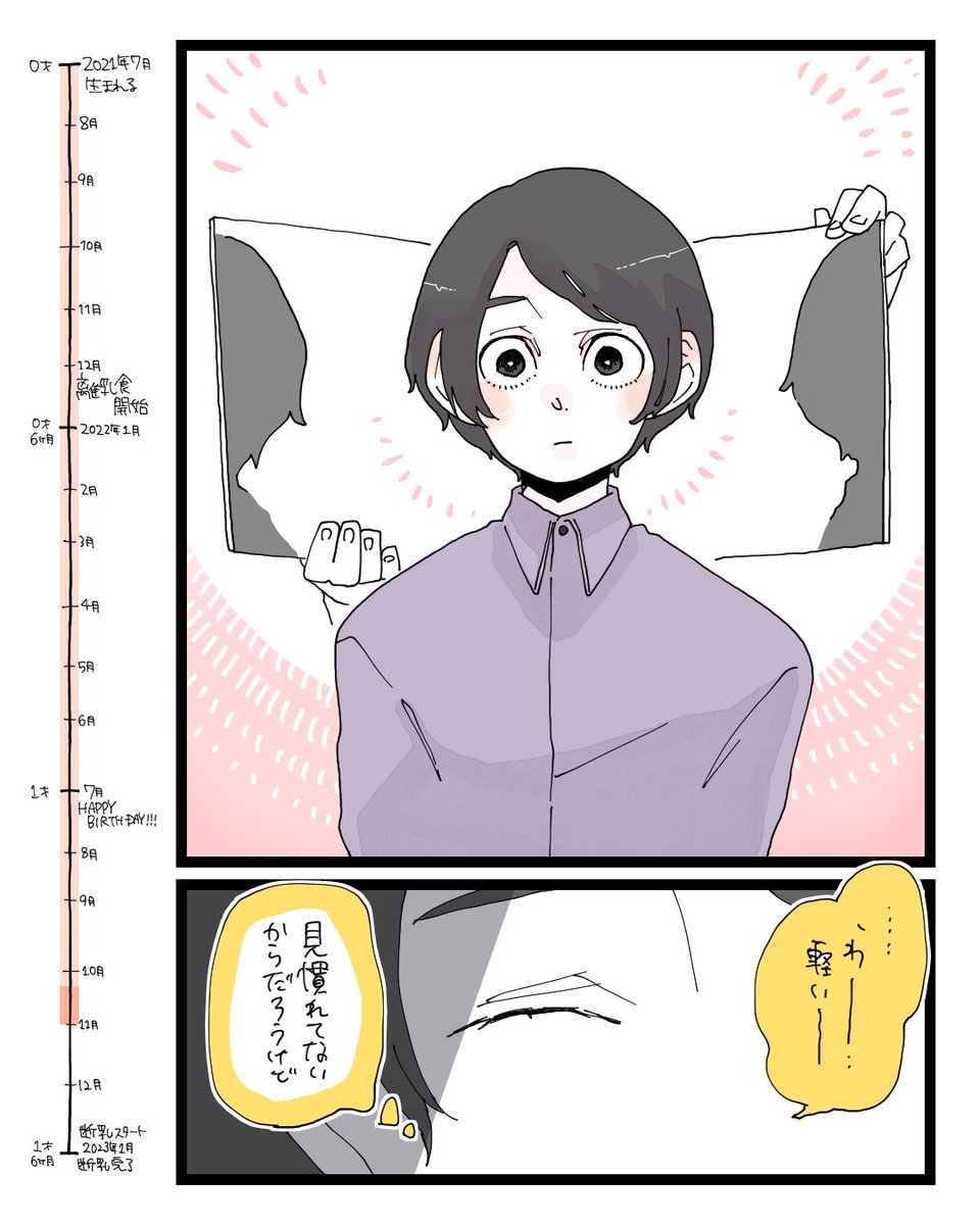 #娘の断乳記録 ⑦(2/2) 