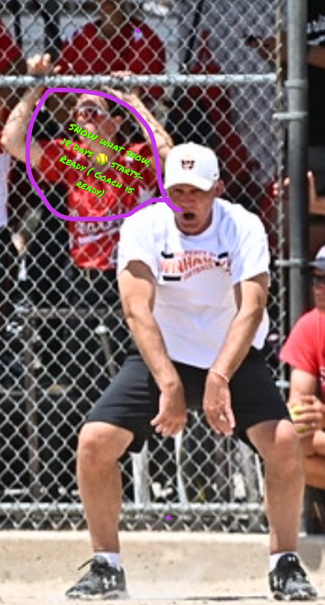 WinhawkSB's tweet photo. Snow, who cares! 18 Days 🥎 Starts - Ready? (Coach is ready) https://t.co/ufUzZMBe0c