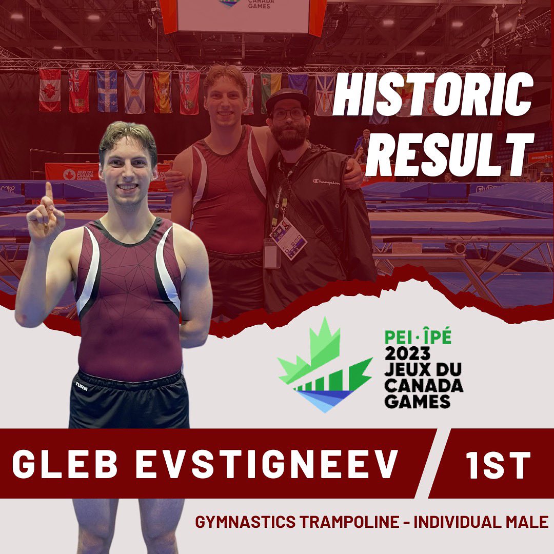 🥇Medal Alert and Historic Result🥇

Gleb Evstigneev has claimed GOLD for Newfoundland and Labrador's first medal of the 2023 Canada Winter Games! 

We would also like to congratulate Coach Steve Nolan on this incredible accomplishment!

We are so proud of you 👏