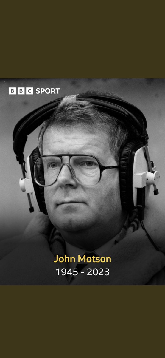 andycuz23's tweet photo. The voice off football  #RIPMotson https://t.co/vgLXwLQrQy