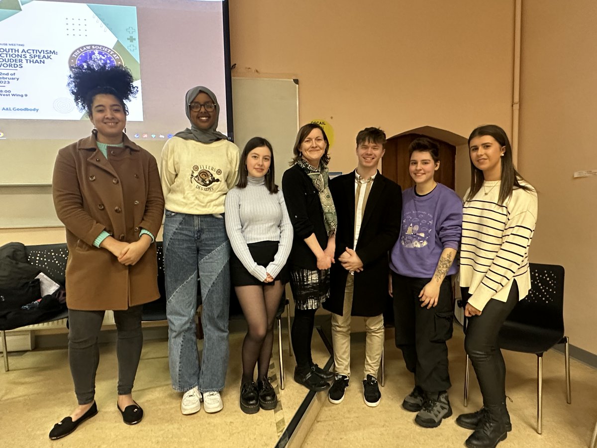 Aoife Daly #ceasefirenow (@profaoifedaly) on Twitter photo Inspiring reflections, stories and advice from young environmental advocates like <a href="/FionnualaOConn9/">Fionnuala O'Connell</a> at <a href="/UCCLawSociety/">UCC Law Society</a> event yesterday- honoured to Chair! #ClimateCrisis #YOUTH <a href="/UCCLawEnv/">Centre for Law and the Environment at UCC</a> <a href="/GreenCampusUCC/">UCC Green Campus</a> <a href="/LawUCC/">UCC School of Law</a> <a href="/CorkMigrant/">CorkMigrantCentre</a> 🌴🌊🌳🐤 Inspiring reflections, stories and advice from young environmental advocates like <a href="/FionnualaOConn9/">Fionnuala O'Connell</a> at <a href="/UCCLawSociety/">UCC Law Society</a> event yesterday- honoured to Chair! #ClimateCrisis #YOUTH <a href="/UCCLawEnv/">Centre for Law and the Environment at UCC</a> <a href="/GreenCampusUCC/">UCC Green Campus</a> <a href="/LawUCC/">UCC School of Law</a> <a href="/CorkMigrant/">CorkMigrantCentre</a> 🌴🌊🌳🐤