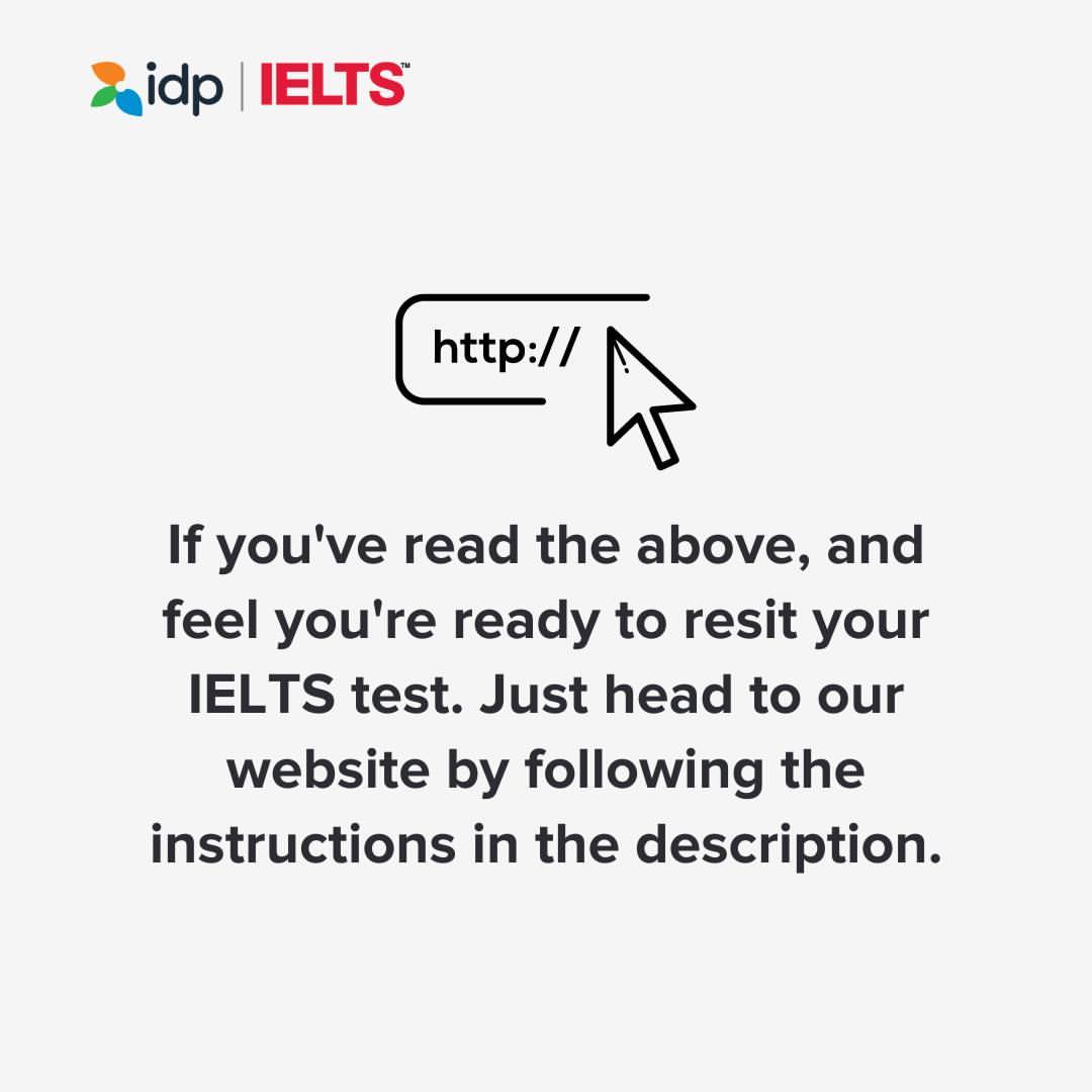 IELTSCalgary's tweet photo. If you're looking to resit your IELTS test after not achieving your desired score, we have five tips to help you focus your mind and get back on track.

Reflect on what went wrong

Once you feel you're ready to try the test again, you can book at the link.
https://t.co/2KQndT2FL8 https://t.co/OAZYWNFMuF