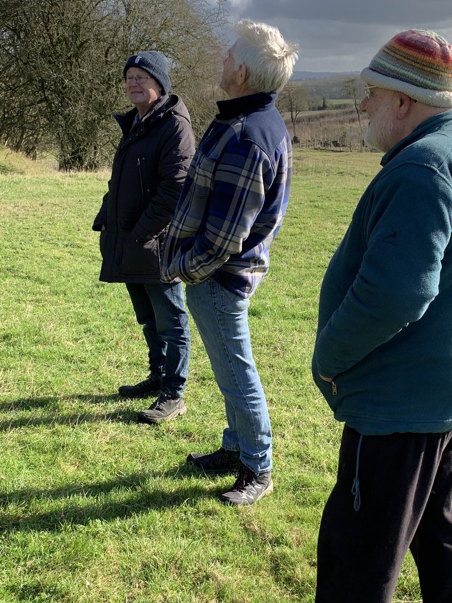 JKcomarc's tweet image. Lovely morning for a meet up on the Sheriff Hutton motte and bailey with a couple of history society members. Very different, and very interesting.