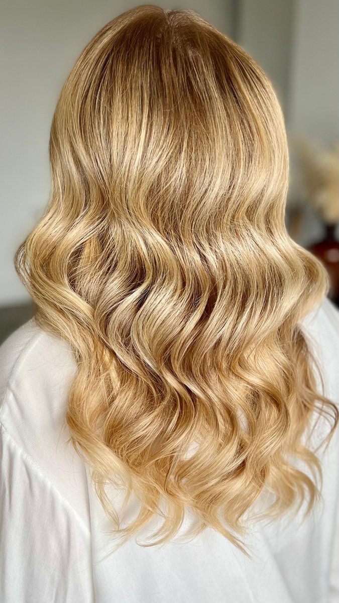 Fine Hair + Custom Extensions = WAVY 〰️ PERFECTION 〰️ 

So you want lasting waves, but your hair is fine and can’t hold a curl to save your life. We’ve got a solution for you. Our halos hold a curl SO well and will give you wedding dream hair. 
.
.
.
.

 #houstonmakeu