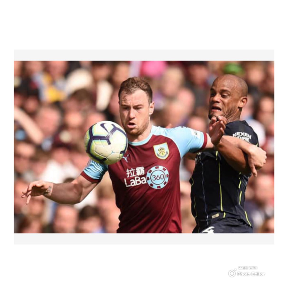 LElizabeth91's tweet photo. A legend and Vincent Kompany 😉 #loveyaboss #twitterclarets https://t.co/E6l4Df6HHd