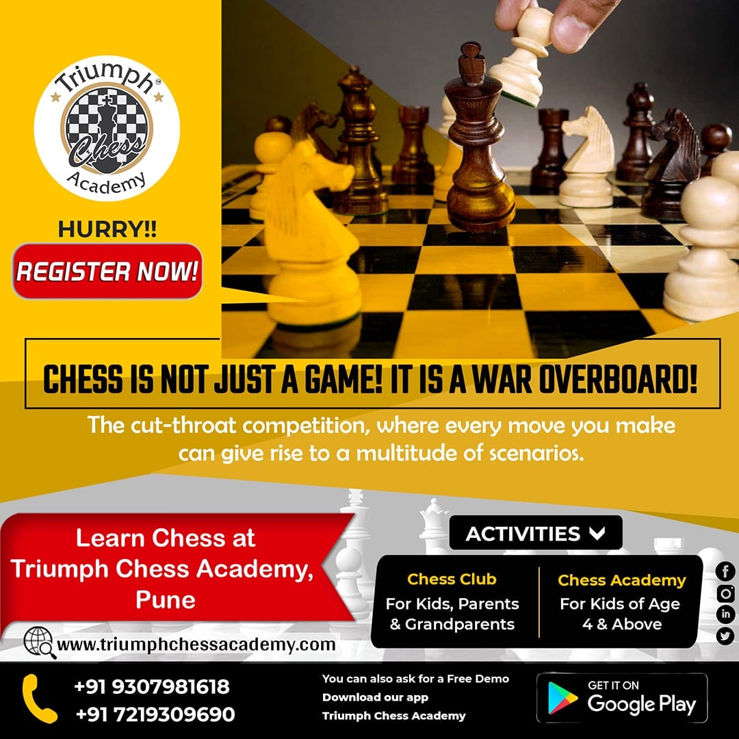 TCAchessmate's tweet photo. The Laws of Chess do not promote Obstinacy,
The moves you make are not your independent decisions,
but a product of the conflict between certainty and uncertainty.

Enroll your kid in Triumph Chess Academy and watch him grow

#triumphchessacademy #chessacademy #chessclu https://t.co/QqacOoU710