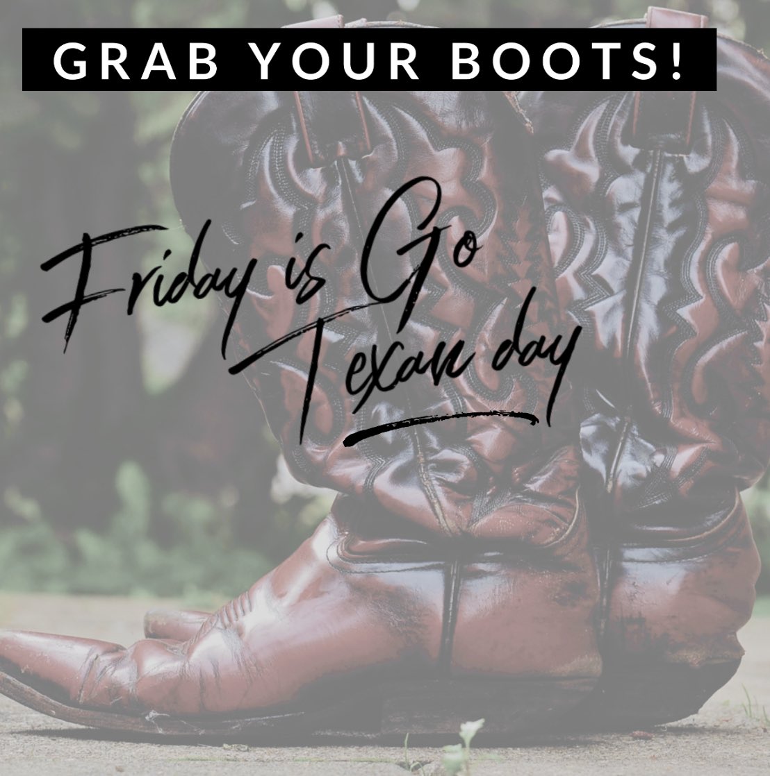 Go Texan Day is Friday, Feb. 24.