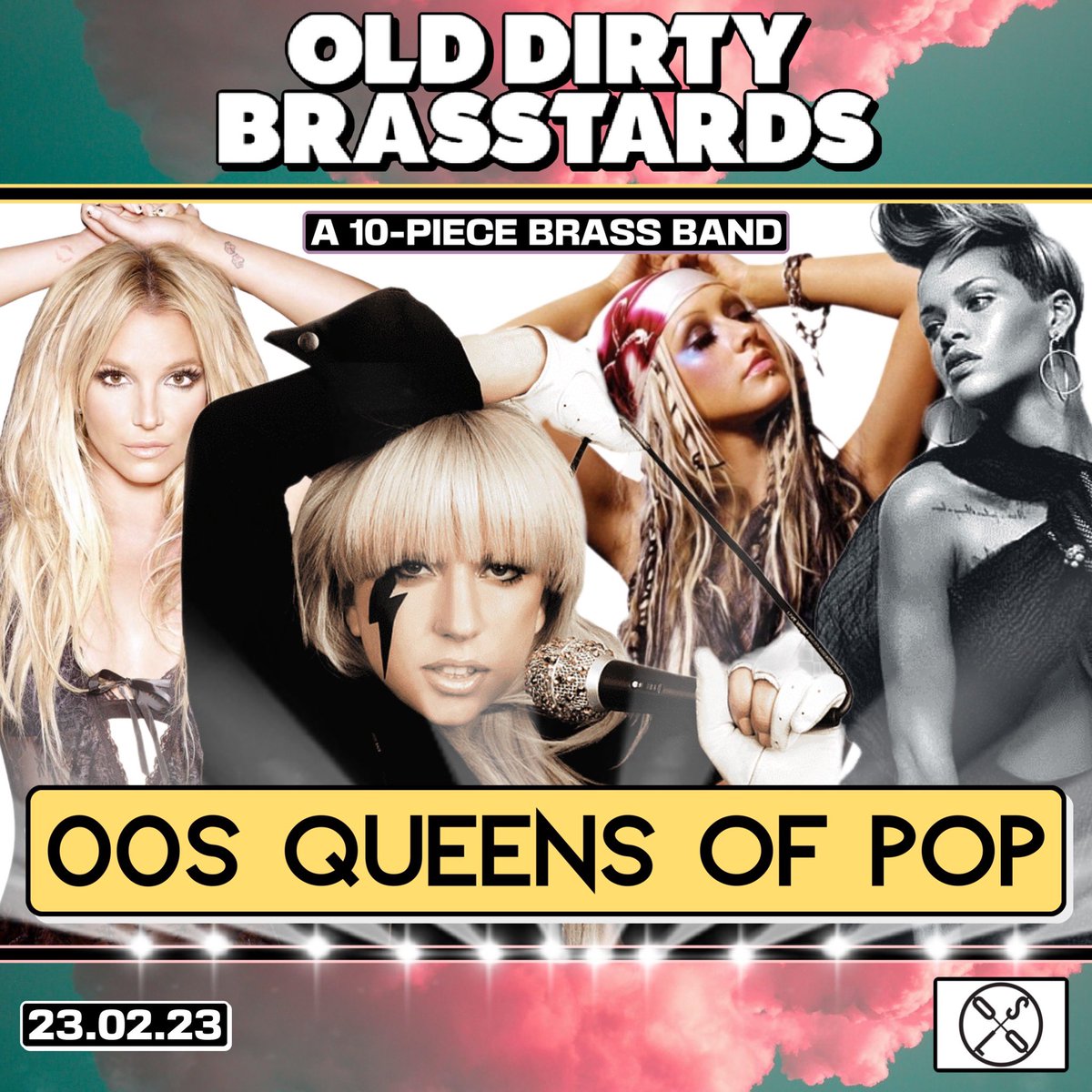 ODBrasstards's tweet photo. 🚨TONIGHT!🚨

A Brand New Show:

00s QUEENS OF POP👸🎺

⏰Set times:
1st set 20.15
2nd set 21.15

🏤Venue:

Oslo
1a Amhurst Road,
Hackney
London
E8 1LL

#popmusic #00s #brassband #oslohackney #party https://t.co/nI2dApBjZd