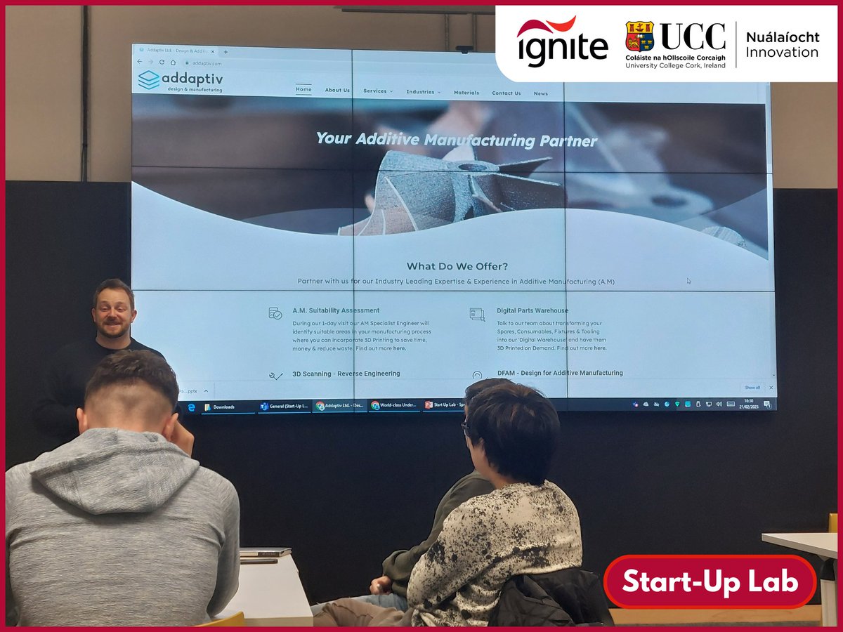 IGNITEUCC's tweet photo. Start-Up Lab has kicked off, and we're very glad to be working with 16 participants. We can't wait to see how their business ideas progress in the coming weeks!

Special thanks to @Will3DN, CEO &amp; co-founder of @addaptivour for coming to speak to the participants! https://t.co/0FdC5EEYXR