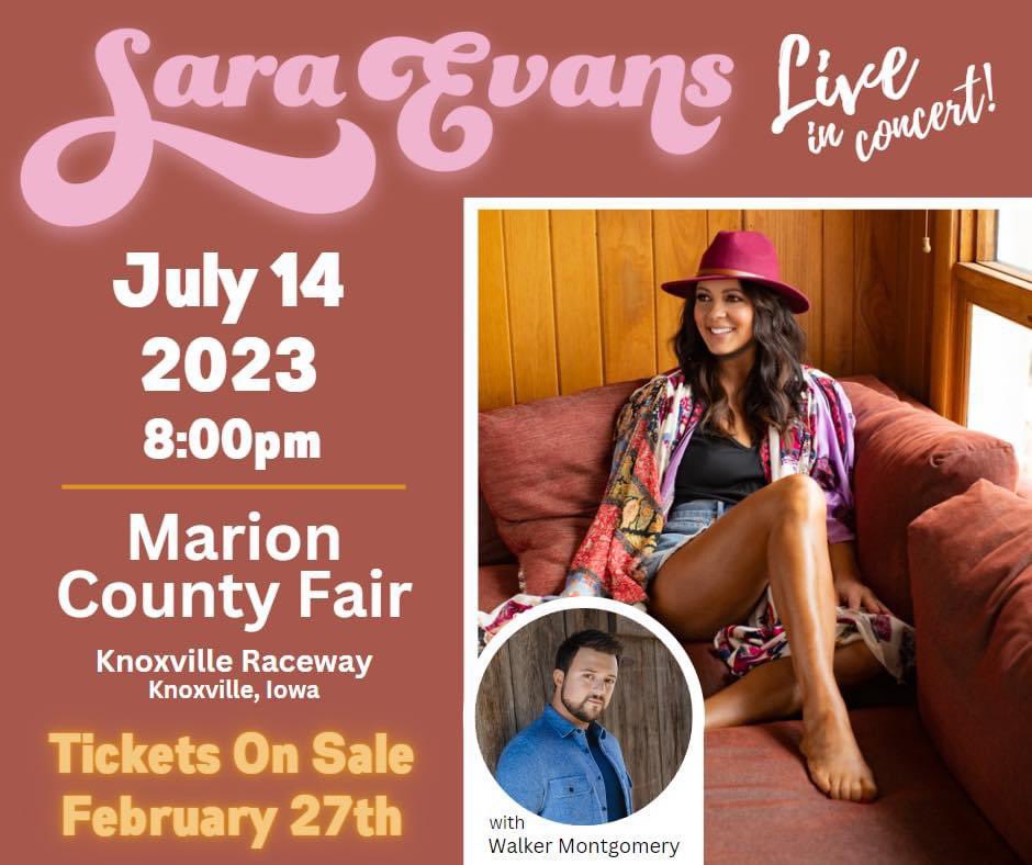 Knoxville Raceway on Twitter "July 14 Marion County Fair Concert