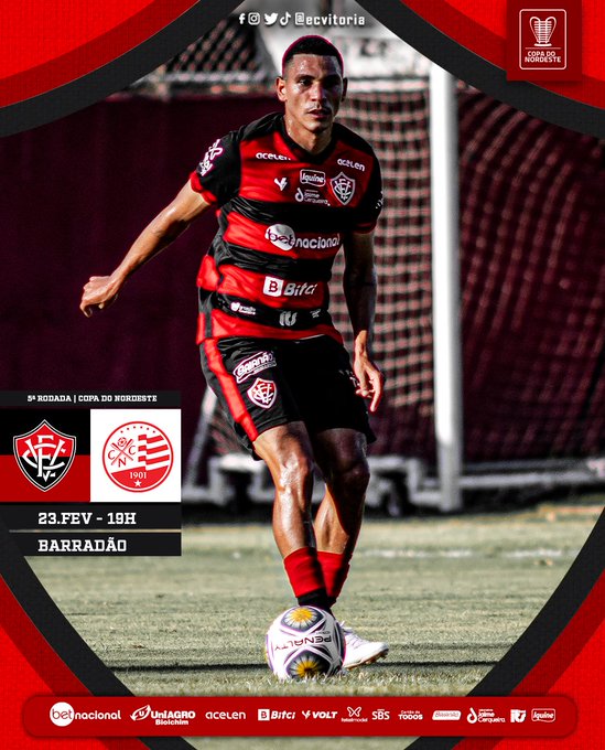 Boa sorte EC Vitoria! 🖤❤️