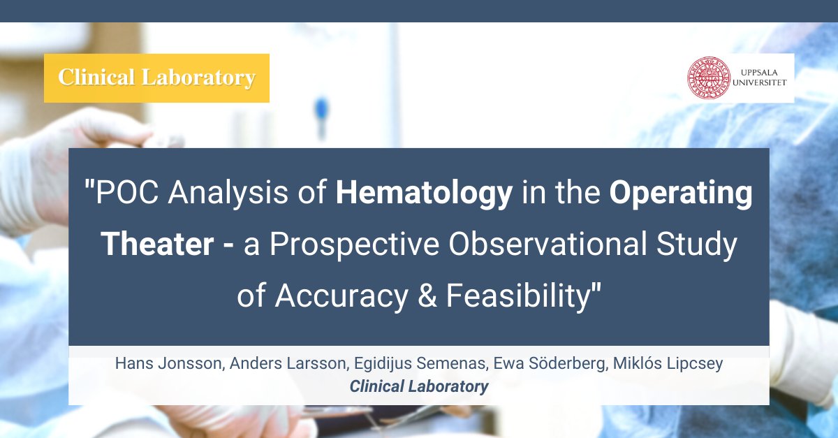 PixCellMedical's tweet photo. An exciting recently published study examined the viability, usability, and clinical validity of using the #HemoScreen #CBC analyzer in the operating room.
Read the full study summary here: https://t.co/00HhAA7NKh
#medicaltechnology #surgery #pointofcaretesting https://t.co/99dhZjxtpa
