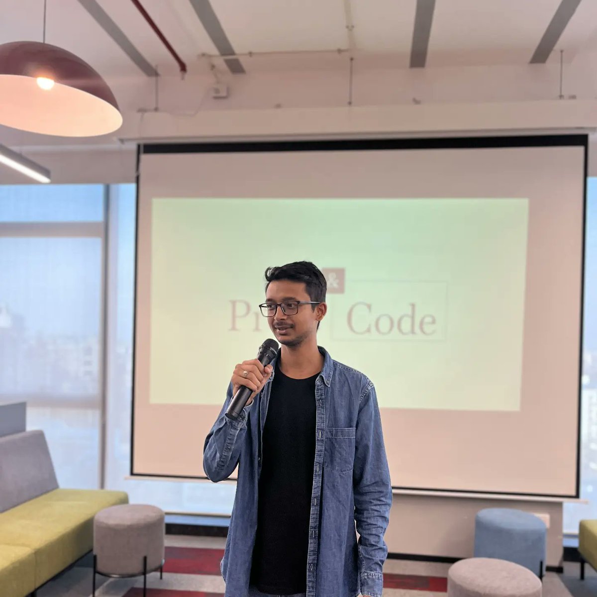 joshsoftware's tweet photo. Here are some glimpses of Prose and Code episode 4.
Stay tuned for the complete episode.
#proseandcode #Joshuniversity #Joshsoftware https://t.co/wUXLPSuh7j