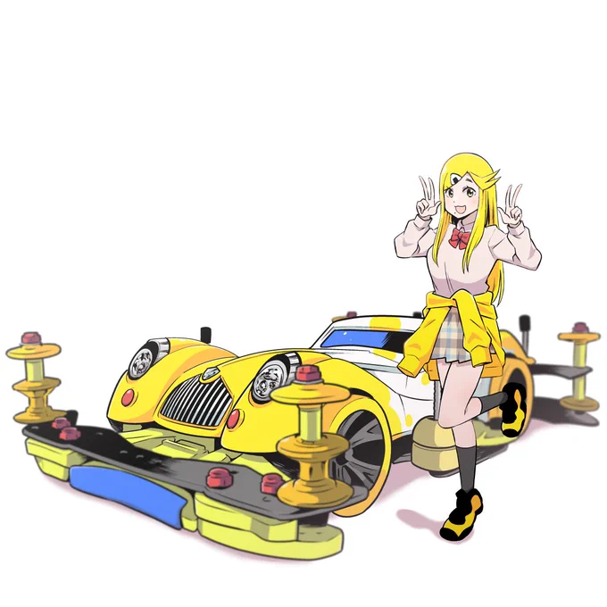 ナナコちゃん#ヨンクラ#ミニ四駆 #mini4wd 