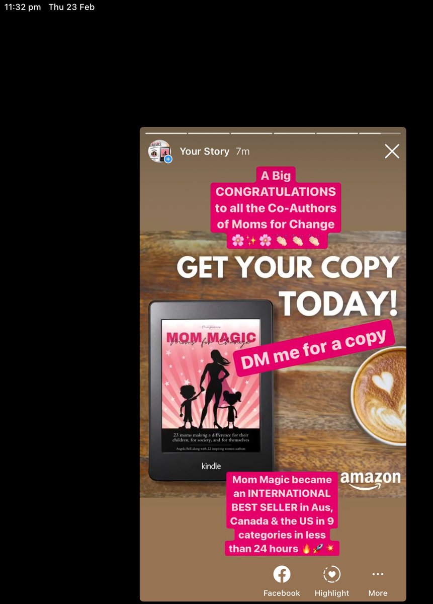 SarahJaneLayton's tweet photo. A HUGE  CONGRATULATIONS to all the Co-Authors of Mom Magic |  Moms for Change 
🌸✨🌸 👏🏻 👏🏻 👏🏻 

DM me for your  copy

Mom Magic |  Moms for Change became an AMAZON INTERNATIONAL BEST SELLER in Australia,  Canada &amp; the United States in 9 categories in less than 24 hours 🔥🚀💥 https://t.co/erJNvXKqBL