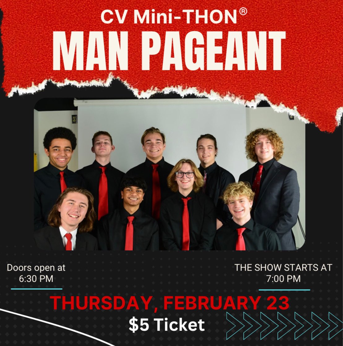 TODAY is Man Pageant!!! These boys have been putting in lots of hard work toward making this show incredible! Doors open at 6:30 pm and the show will begin at 7:00 pm. If you have not purchased a ticket yet, you can buy one at lunch today or at the doors of the show.#ftk 🔷🤵🎗