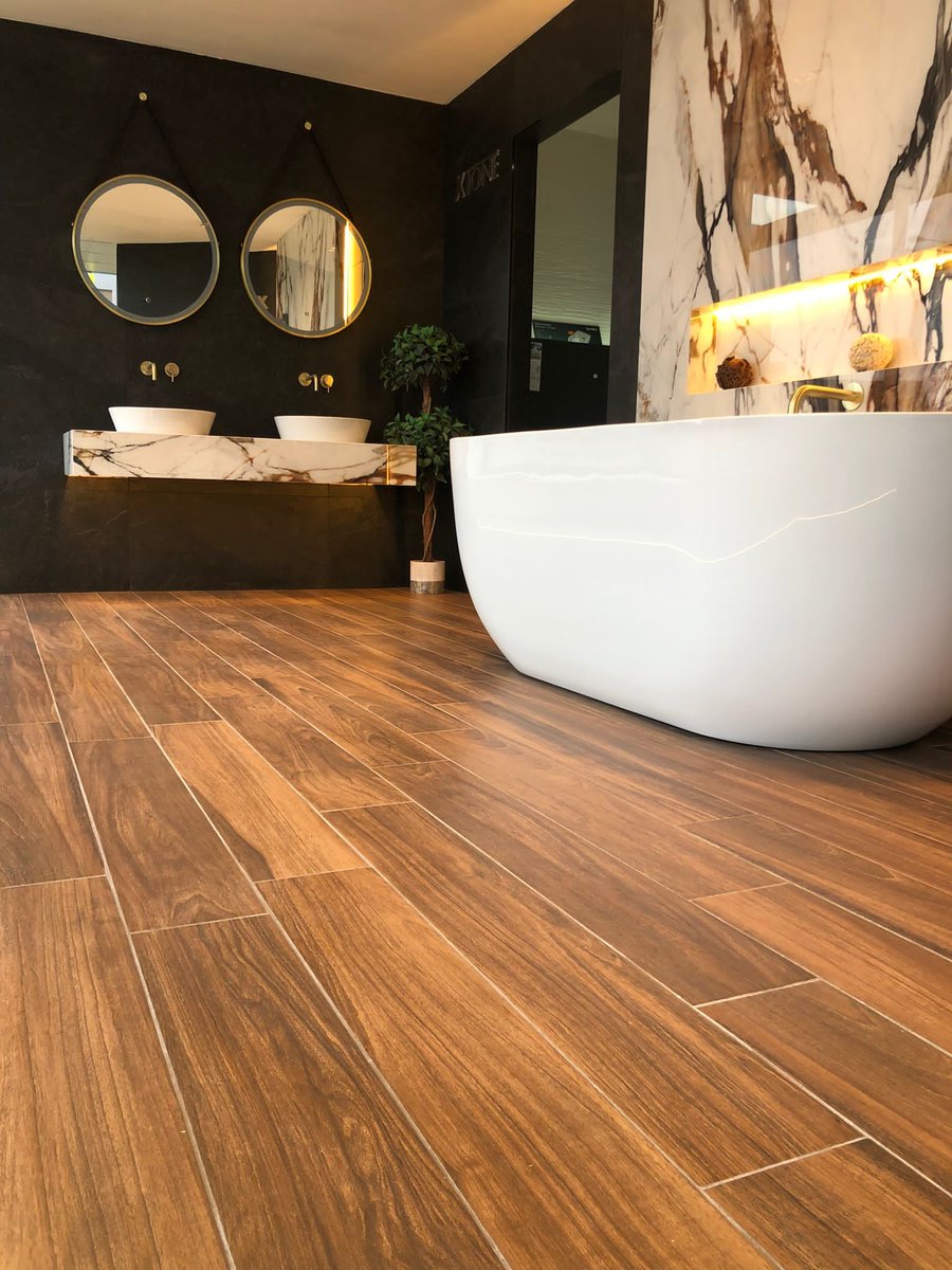 Our Elegance Wood collection compliments this beautiful marble book match and tastefully selected furnishings. The classical Walnut colour highlights a smooth, understated grain patterns ideal for adding a touch of tasteful, subtle elegance to the most diverse interior designs.