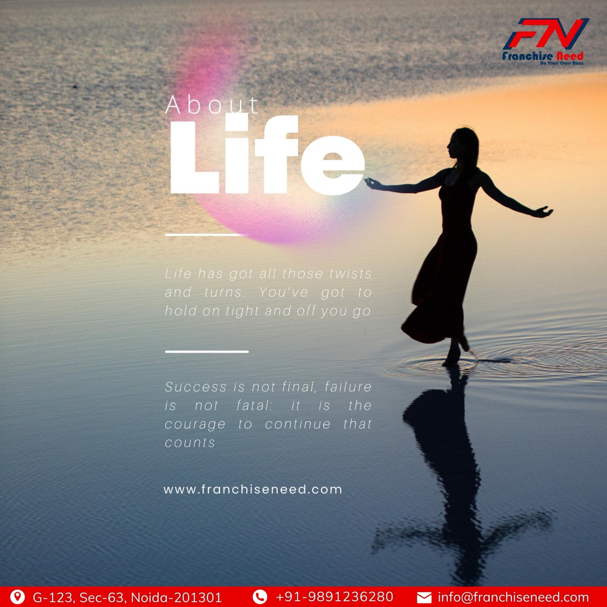 Franchise_Need's tweet photo. About Life
.
📞Contact us : +91 9891236280 , 9311039619
📍Visit Us : Plot no.-123, G Block, Sector63,
👉 Our Website - https://t.co/wSXDv1HsQ8
.
#franchisee #franchisebusiness #franchiseopportunity #franchiseowner #franchiseforsale #franchiseyourbusiness #smallbusiness #startup https://t.co/DhA9unVvs1