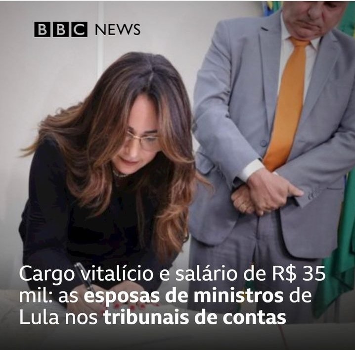 BarbieriSandro's tweet photo. Cargos vitalícios de até os 75 anos de idade, com renumeração de $35.462,22  Emais um bônus ,já que esses cargos dão poder de  deixarem políticos eleitos em inelegíveis, caso a conta dos governos sejam rejeitadas...
Faz o L ....
#NoVasASerPresidente #Politica #LuLADRAO https://t.co/6tycqCGNrX