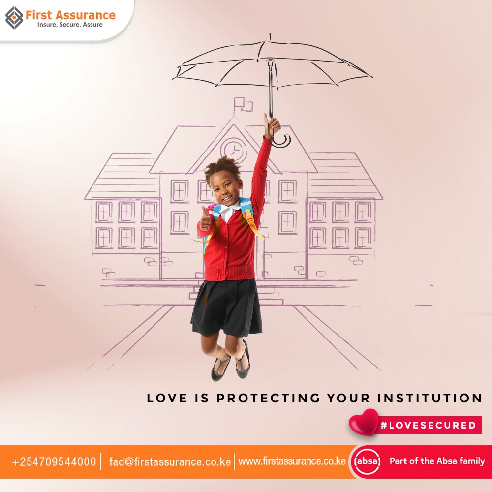First_Assurance's tweet image. Get First Bima Taasisi for your learning institution to cover personal accident, medical dental, optical, and even a refund of tuition in case of incapacitation for your learners and staff at affordable rates. 

For more visit: firstassurance.co.ke/taasisi/  

#Insurance #LoveSecured