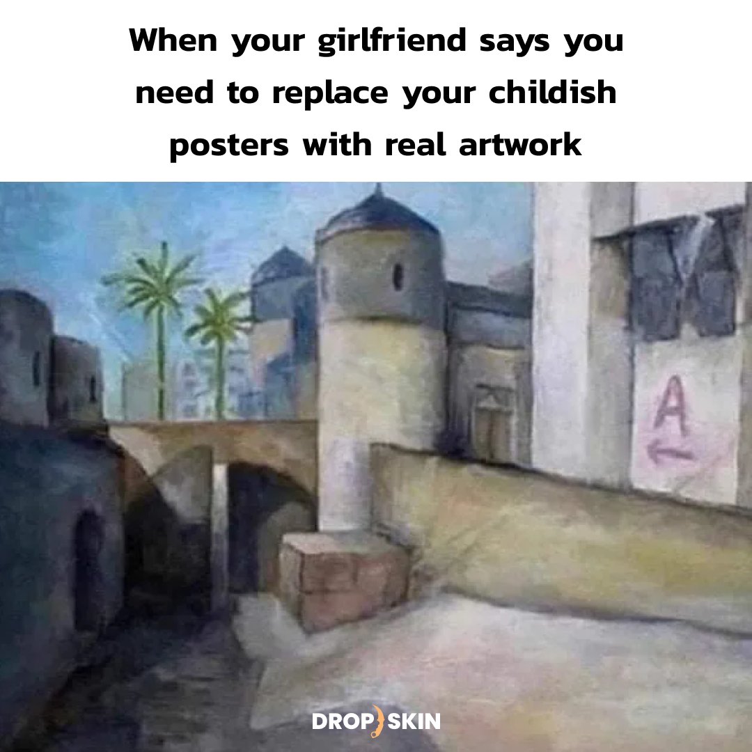 drop_skin's tweet photo. If you know, you know😉😄
.
Also, what's your fav map of all time?👇🏻
.
.
.
#CSGO #gaming #faceit #csgogiveaways #Memes #funny #csgomemes #csgomeme #eSports #esport #dropskin https://t.co/P6xGAWIvD5