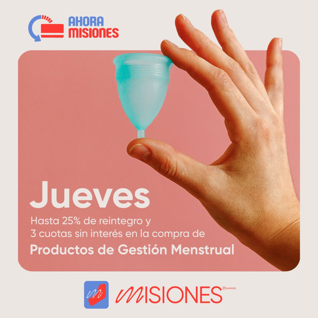 Misiones tiene políticas de vanguardia en #SaludMenstrual 💪

Conocé más sobre uno de los programas que facilitan el acceso a productos de gestión menstrual 👉 ahora.misiones.gob.ar/#/comerciosadh…