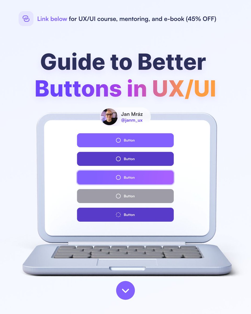 janm_uiux's tweet image. An essential part of each design system is buttons! This simple guide teaches you how to make its design properly. 🤌🏼

Retweets are highly appreciated! 💜
