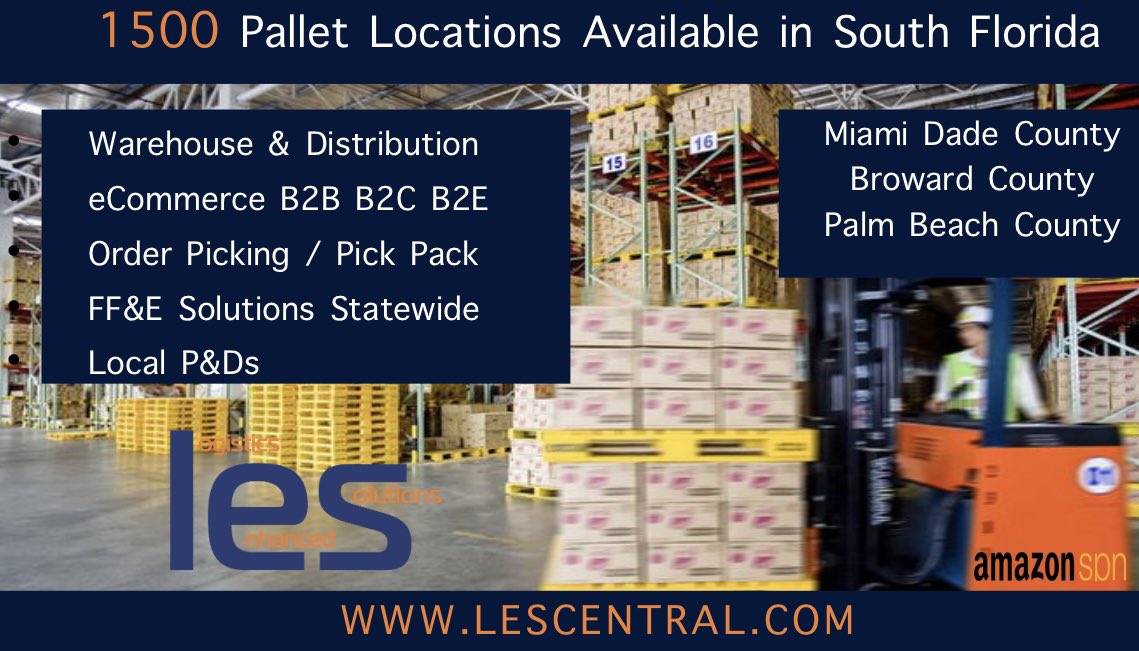 #palletstorage #logisticssolutions #miami3pl
#southfloridawarehouse #miamiwatehouse #floridawarehouse
#logistics