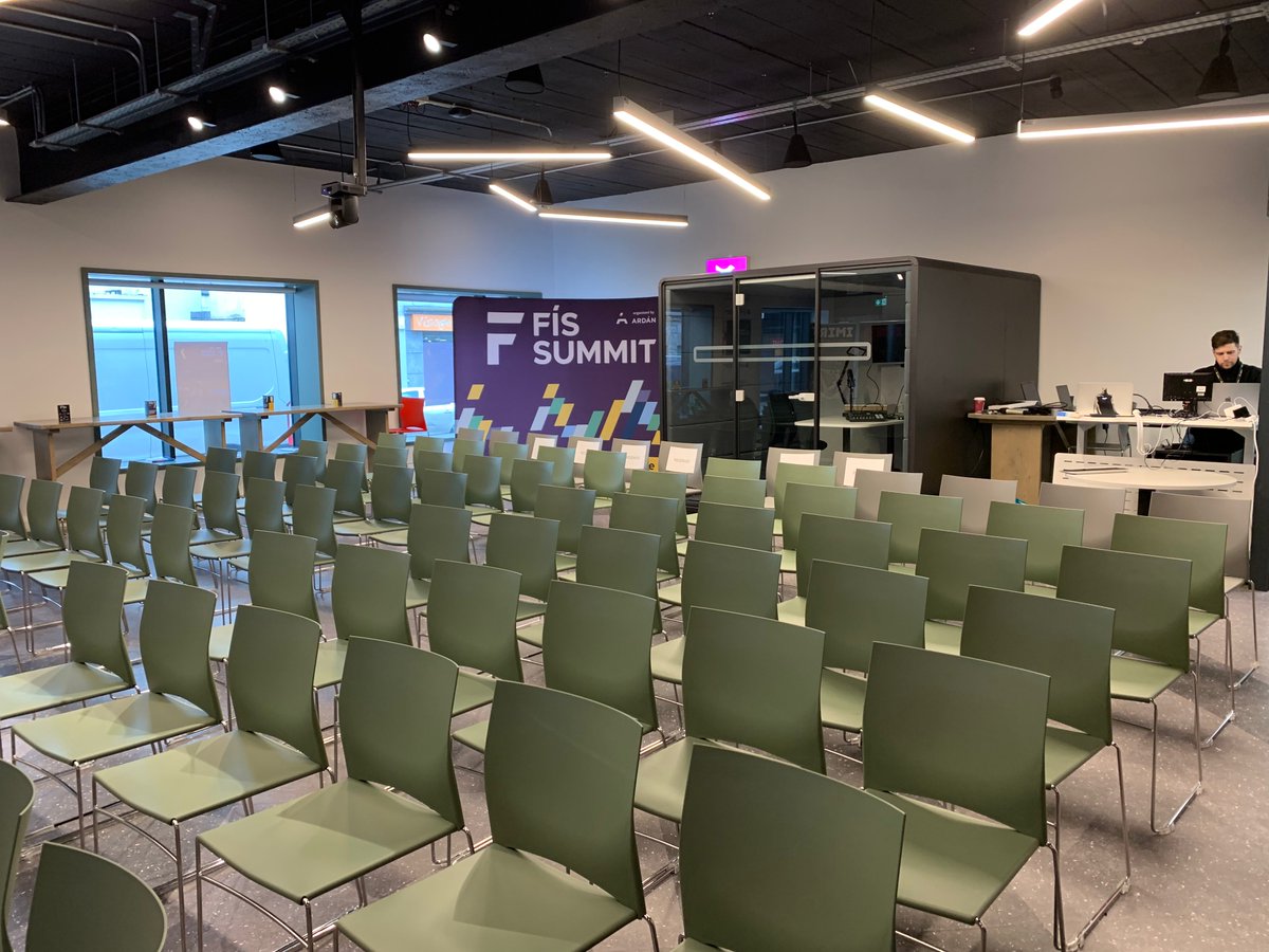 johnbreslin's tweet photo. Great setup and activity in @PorterShed a Dó for the @ardan_ie FÍS Games Summit today - some before and after pics below! https://t.co/m3Ql5kBgHn