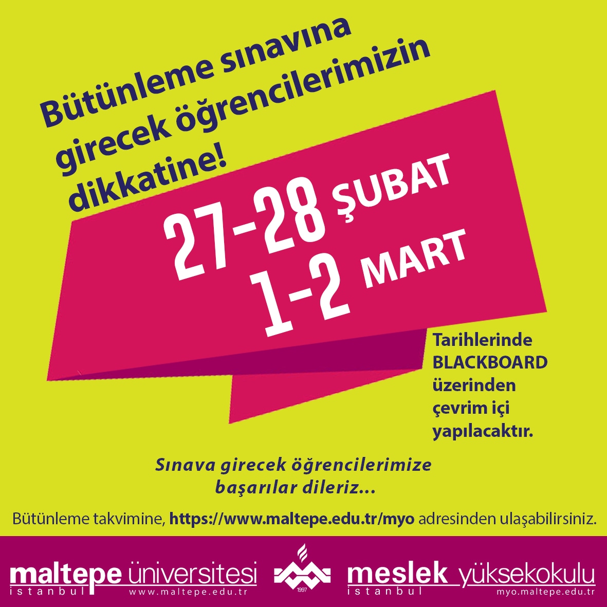 Maltepe MYO tweet media