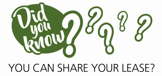 You can actually have two people named on a lease! Perfect for if you want to share an office!