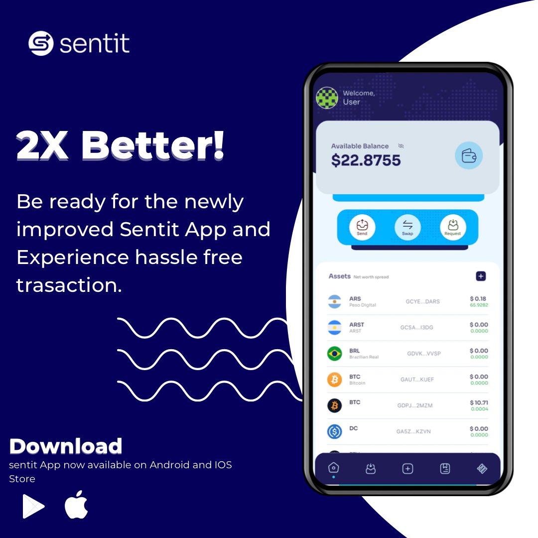 Sentit_official's tweet photo. Be Ready!!!!
Sentit is coming!!
#senit #hasselfree #crossborderpayments #transaction #Avalanche https://t.co/Q6tWp8YfDO