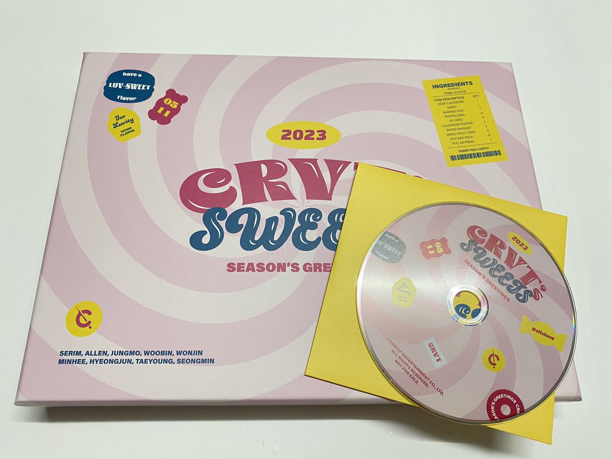 [พร้อมส่ง] season’s greeting Cravity
☁️เมมละ 90
✅แอลรอน
✅แทยอง

✅พวงกุญแจ 40
✅Box+DVD 140

—ราคารวมส่ง ลทบ
🙇‍♀️จองทาง Dm เท่านั้นนะคะ🙇‍♀️
#ตลาดนัดcravity #ลอบิตี้พลาซ่า #ตลาดนัดคราวิตี้ #diomk_พร้อมส่ง