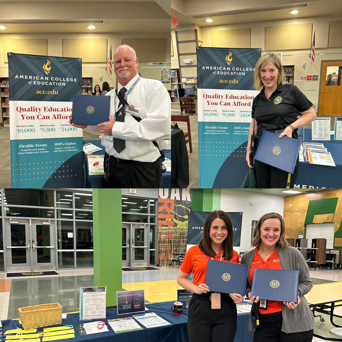 ACE_EWheeler's tweet photo. Had such a great evening at the #OCPS Leadership Fair where I had the pleasure of meeting several alumni and current students. Thank you for allowing @ACEedu to be a part of your event. https://t.co/F1IatYR2L6