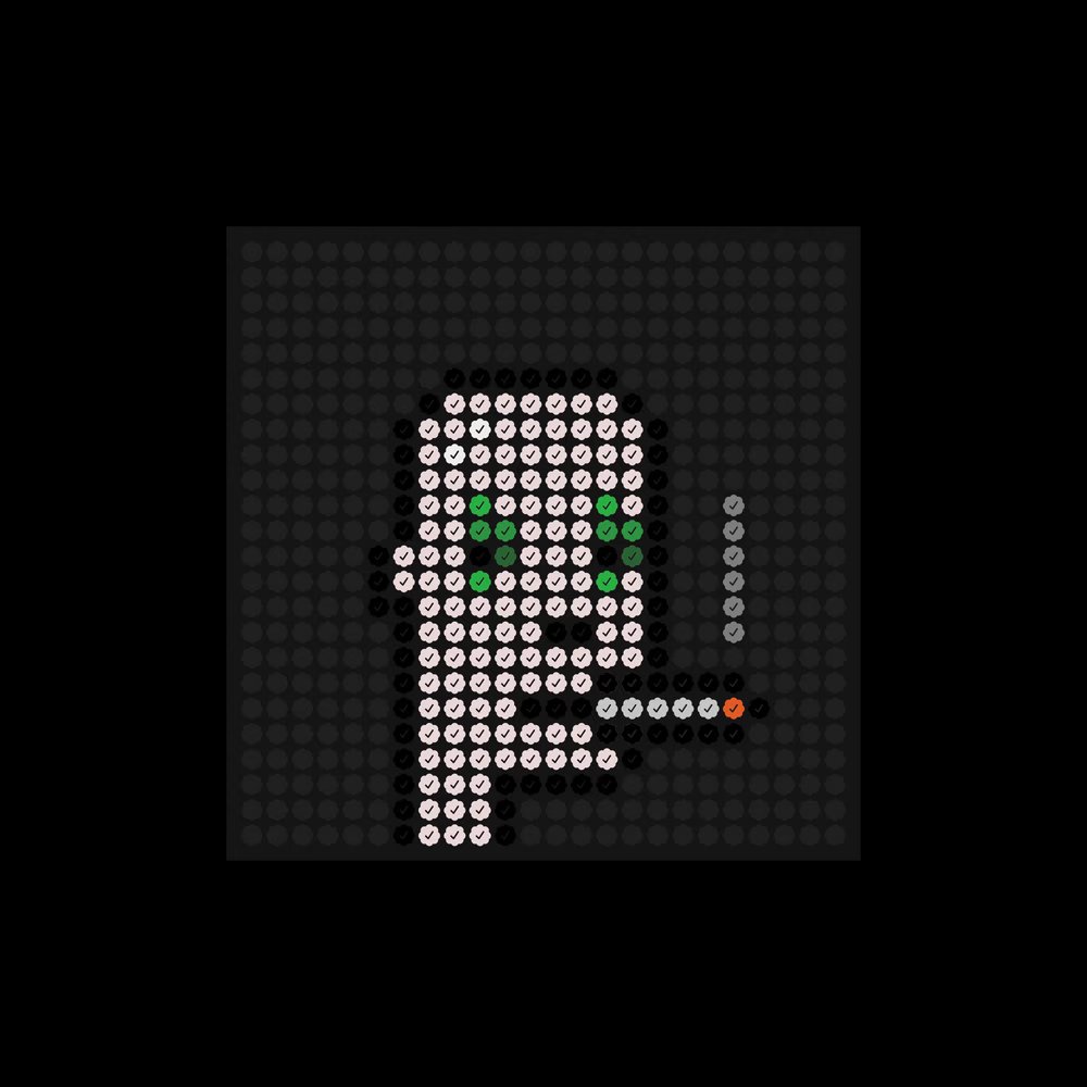 checkpunks #1364, 2433 by @0xRoh 
@checkpunks 
<a href="/jackbutcher/">jack</a> checks.art/feed