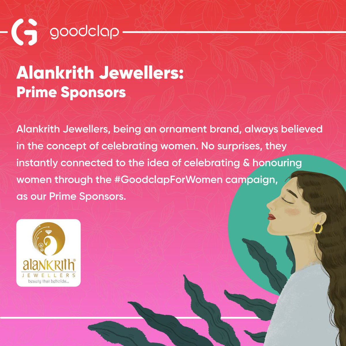 goodclap's tweet photo. 2/3
Partners who share the same passion and care towards the campaign #GoodclapForWomen

2 more days to go to honor and celebrate women...

@alankrithjewell #AnemoneHyd @srikariimpetus 

STAY TUNED...

#GoodclapForWomen #womensday #women #partners #dogood #feelgood #goodclap https://t.co/PLSz2T2CWj