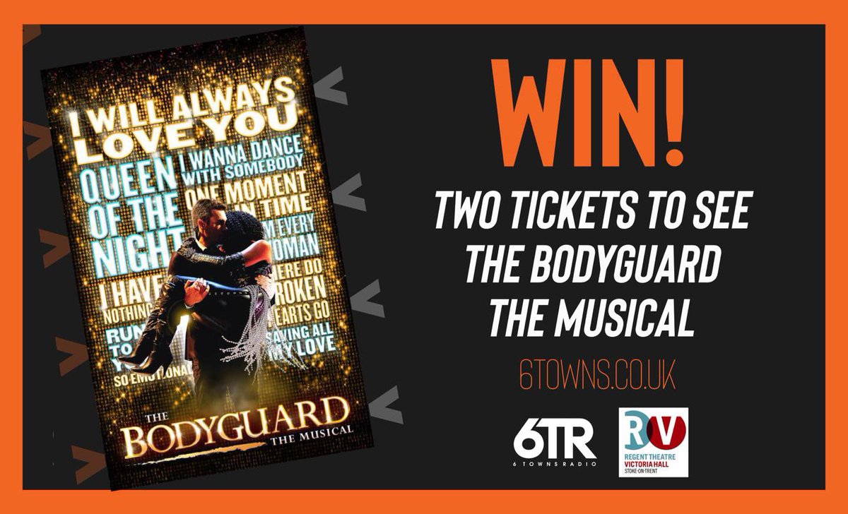 6townsradio's tweet photo. 🤩 WIN with 6TR!
Thanks to our friends at Regent Theatre, we’ve got 2️⃣ tickets for the opening night of The Bodyguard The Musical!
Want to get your hands on them? OF COURSE YOU DO! There’s three ways to enter ⤵️
- LIKE, RT and REPLY to THIS tweet to enter
#6TR https://t.co/1TjVq6P2vM