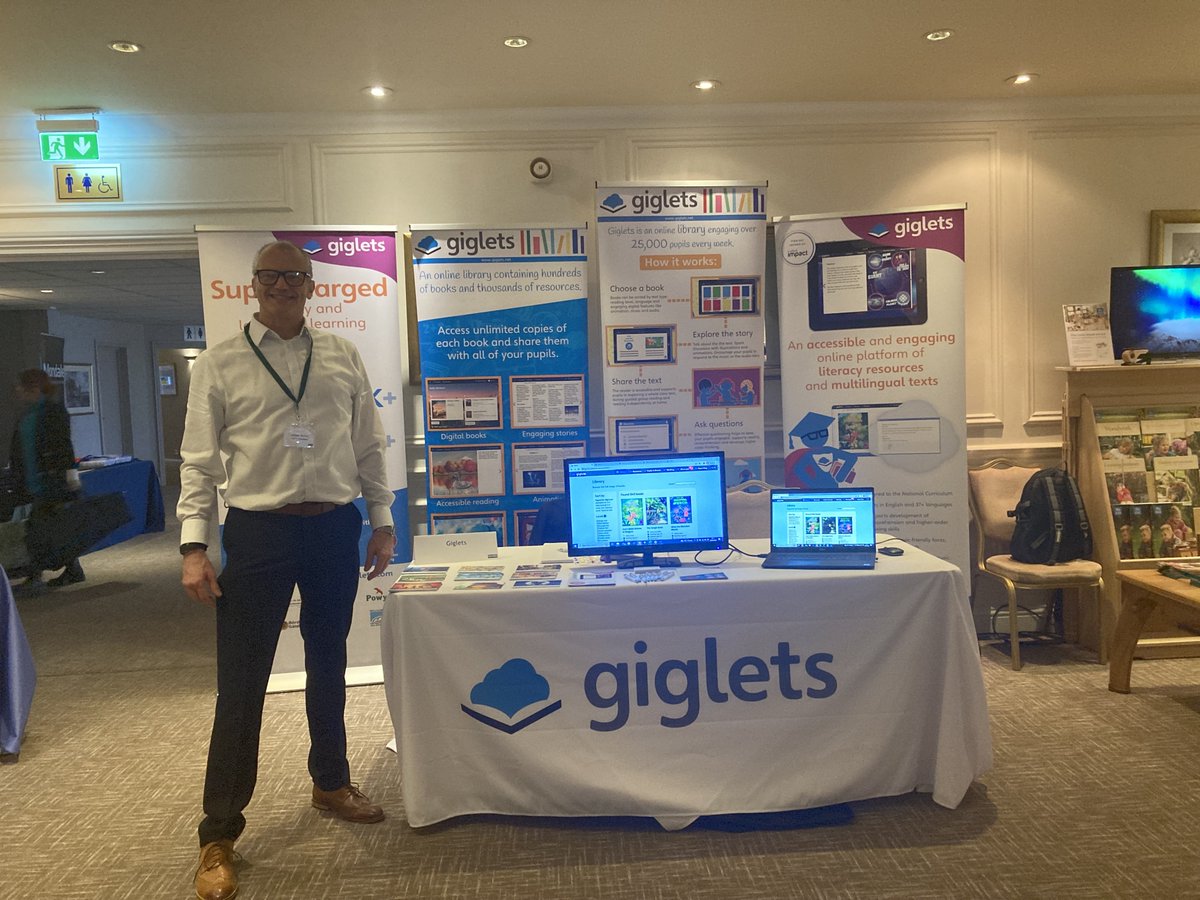 Giglets's tweet photo. Planning your lunch break at #HaveringHeads Conference? Have a coffee with Alistair Munro and find out more about how #Giglets can supercharge #literacy and #language learning at your school.

#edtechchat #readingforpleasure https://t.co/Uv9wiHtyY5