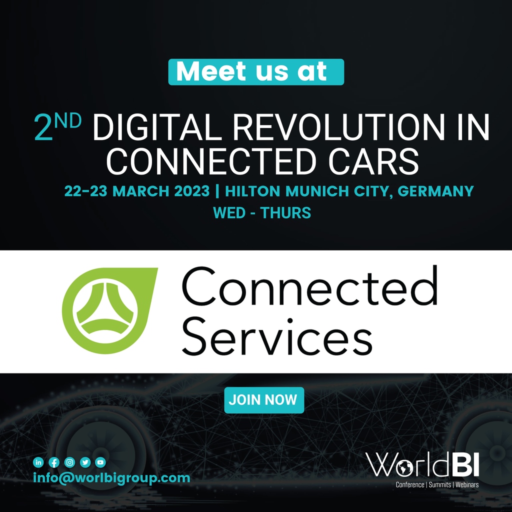 TeletracNav_CS's tweet photo. Ready to explore the latest advancements in the connected car industry? 🌟 Join Teletrac Navman Connected Services at the 2nd Digital Evolution in Connected Cars in Munich, Germany #connectedcars #digitaltransformation #telematics  #2nddigitalrevolutioninconnectedcars https://t.co/cbbxYEgReZ