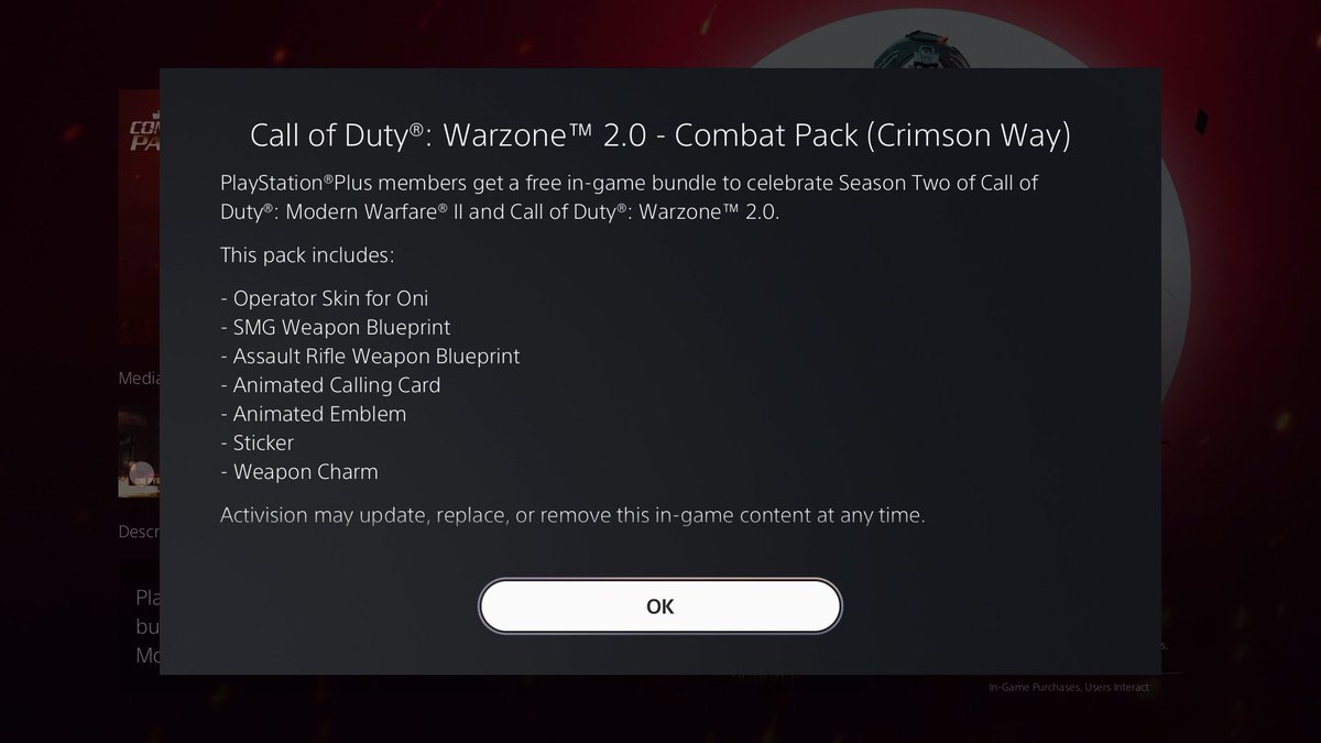 MBlownGaming's tweet photo. Good morning #Playstation #gamers #CallofDuty #MW2 #CombatPack (Crimson Way) is LIVE! the Combat Pack is a #Free #PS Plus #Exclusive and it looks pretty solid:
๐ Oni Pyroclast Operator Skin for Hiro โOniโ Watanabe
๐Oni Carver SMG Blueprint
๐Oni Slasher Assault Rifle Blueprint https://t.co/p09Tz2k6Fr