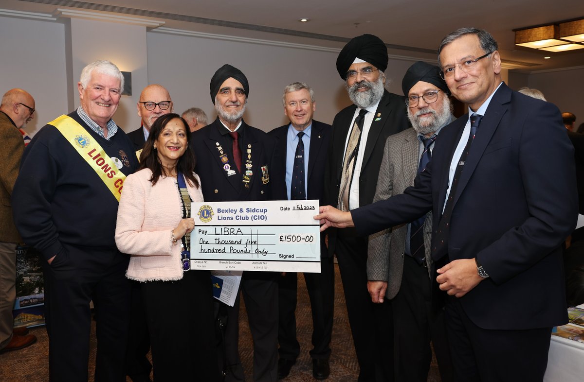 LIBRACharity's tweet photo. LIBRA Trustees and fellow members of Lions Clubs International recently gathered for the organisation’s annual South East convention. We were joined by NHS Clinical Director Roopen Arya, Professor of Thrombosis and Haemostasis @KingsCollegeNHS Read more https://t.co/EIfukZzW2y https://t.co/EC8XsUjyjf