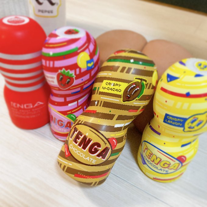 テンガチョコを頂きました！！ カワイイ、オイシイ、エクスタシーで最高でございます🙇&zwj;♂️ #TENGA @TENGA_PR https://t.co/ncwwiw3oGp<a href="/tag/tenga"class="tags">#TENGA</a>