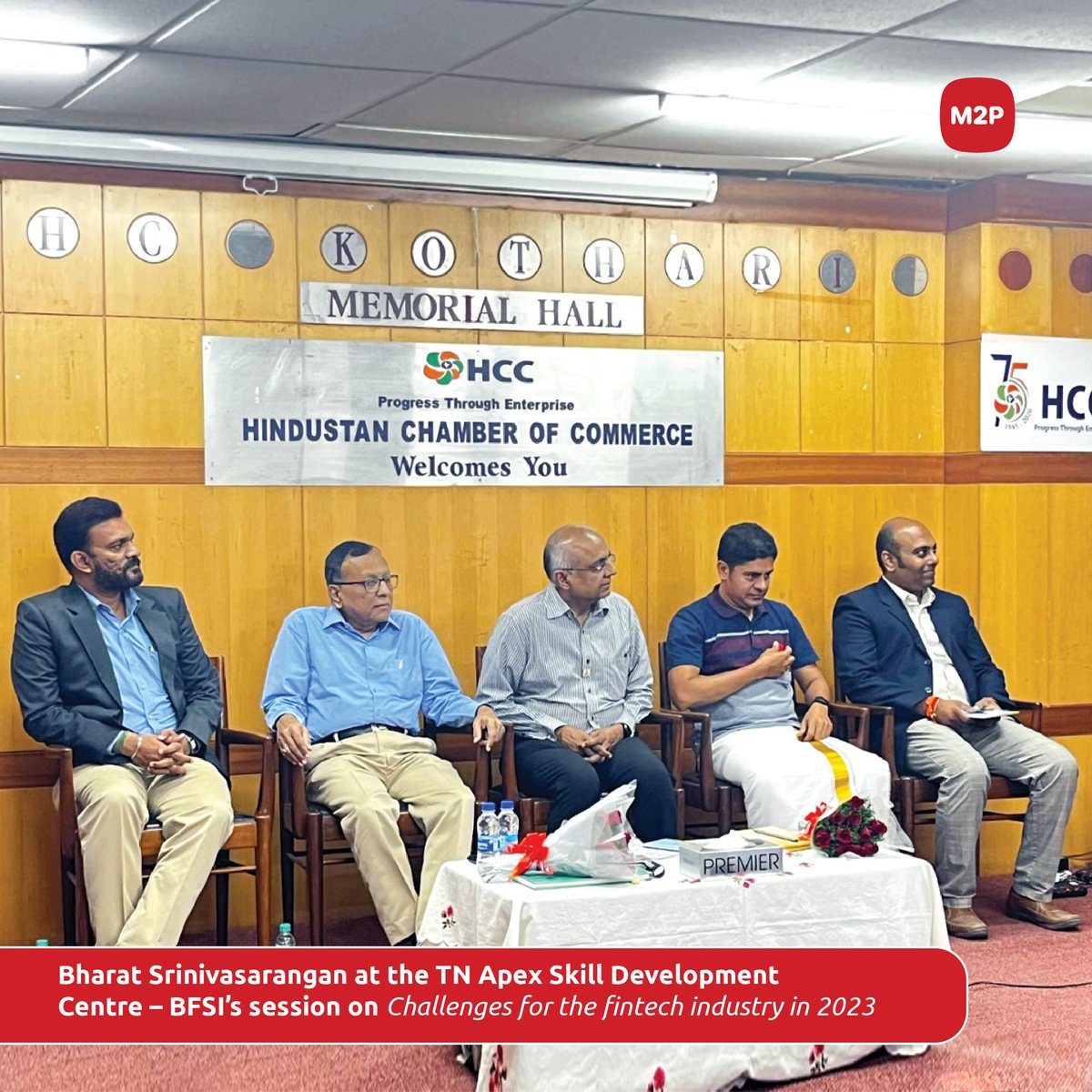m2pfintech's tweet photo. We were honored to be a part of the event hosted by the TN Apex Skill Development Centre - BFSI in association with Hindustan Chamber of Commerce, which brought together leaders from the BFSI sector to discuss the latest trends in fintech.
#TNASDC #BFSI #M2PFintech #Innovation https://t.co/SSeub1Dmbu