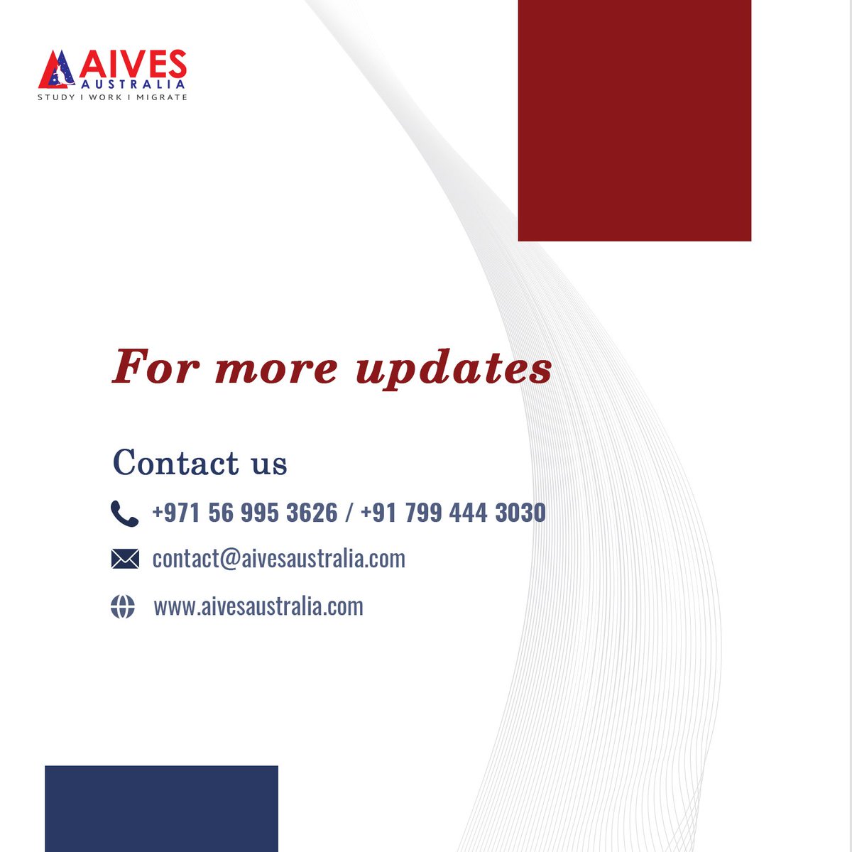 AivesAustralia's tweet photo. International graduates with select degrees, and in areas of verified skill shortage will receive a two-year extension of their post-study work rights from the Department of Home Affairs.
#australiavisa #australiamigration #skilledmigration #migrationagents #immigrationlawyers https://t.co/nUrIOaeumV